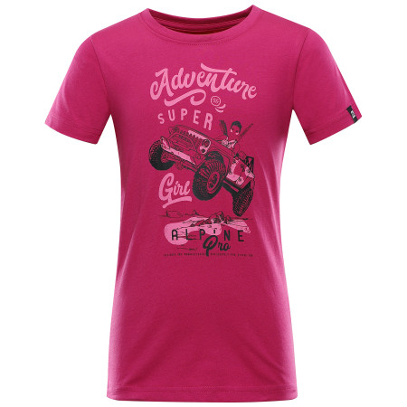 T-shirt enfant Alpine Pro Beto rose fuchsia red