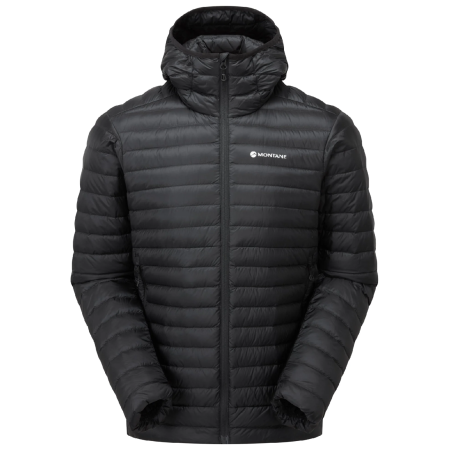 Veste d'hiver homme Montane Anti Freeze Lite Hoodie noir BLACK