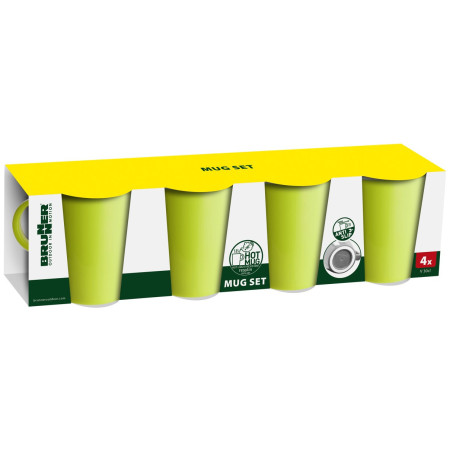 Set de tasses Brunner Mug Set ABS vert