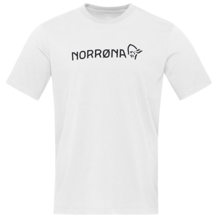 T-shirt homme Norrona 29 cotton Norrøna viking T-shirt blanc Pure White