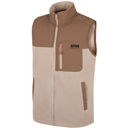 Gilet homme MOOA Shawn brun clair latte