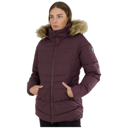 Manteau d'hiver femme Fundango Prue Padded Jacket rose / violet light aubergine