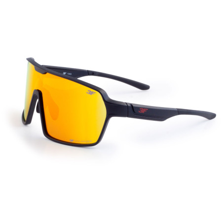Lunettes soleil 3F Current noir / rouge