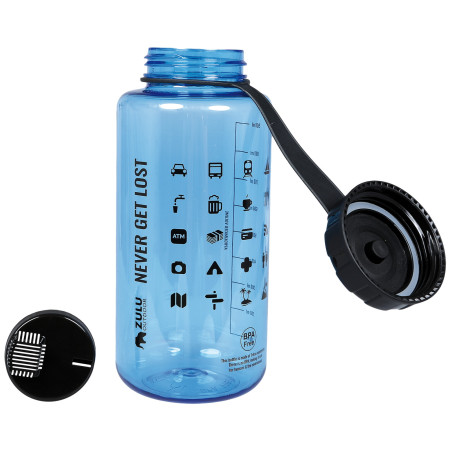 Bouteille Zulu Travel Tritan Wide 1L