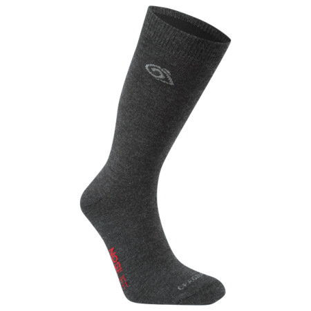 Chaussettes Craghoppers NosiLife Travel Wool Socks gris foncé DarkIron
