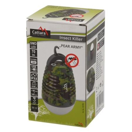 Lampe de poche LED Cattara Pear Army