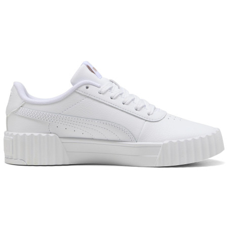 Chaussures enfant Puma Carina 3.0 Jr White-Gold blanc PUMA White-PUMA Gold