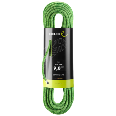 Corde d'escalade Edelrid Boa Gym 9,8mm 35 m vert 138 oasis
