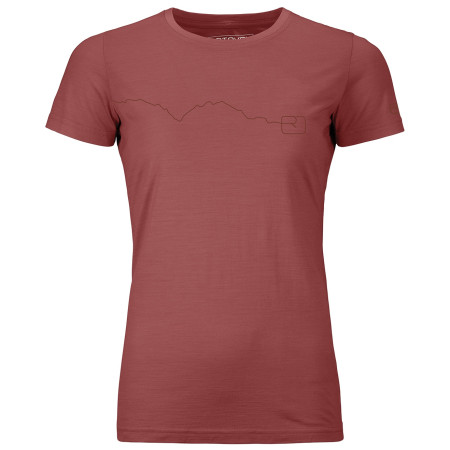 T-shirt femme Ortovox 120 Tec Mountain T-Shirt W rouge Blush