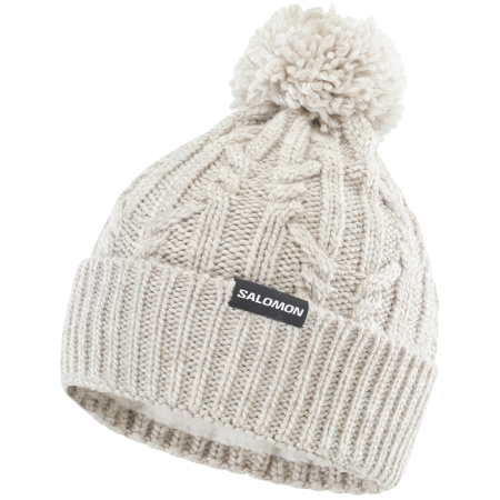 Bonnet Salomon Ivy Beanie blanc WHISPER WHITE