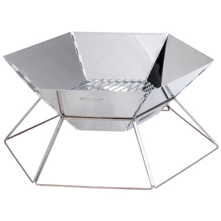 Brasero Outwell Cantal Fire Pit argenté Silver