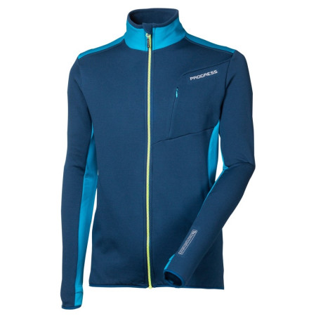 Sweat-shirt homme Progress TS HURICAN 17BN bleue Kerosene/Turquoise