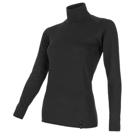 T-shirt technique à manches longues pour femme Sensor Double Face noir černá