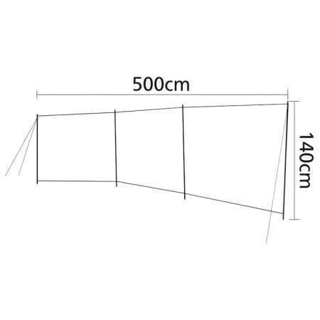 Paravent Bo-Camp Brendan - 2 díly