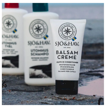 Conditionneur Sjö&Hav Après-shampoing sans rinçage biodégradable pour le plein air 50 ml