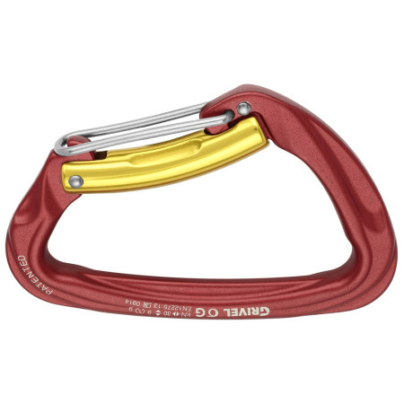 Mousqueton Grivel K8G Sigma Twin Gate orange