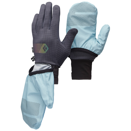 Gants de randonnée Black Diamond Gridtech Storm Hood Gloves bleu / gris Carbon-Glacier (9642)