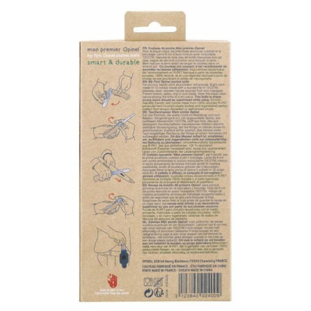 couteau pliant Opinel VRI N°07 My first buk + pouzdro na opasek