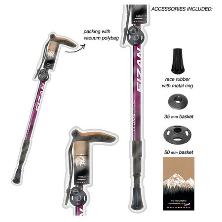 Bâtons de randonnée Fizan Classic Micro