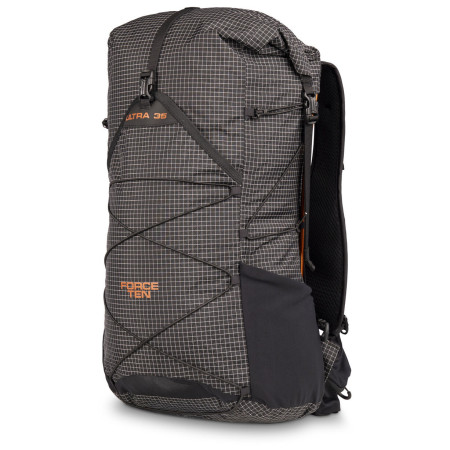 Sac à dos randonnée Force Ten Ultra 35L noir Black Gridstop with