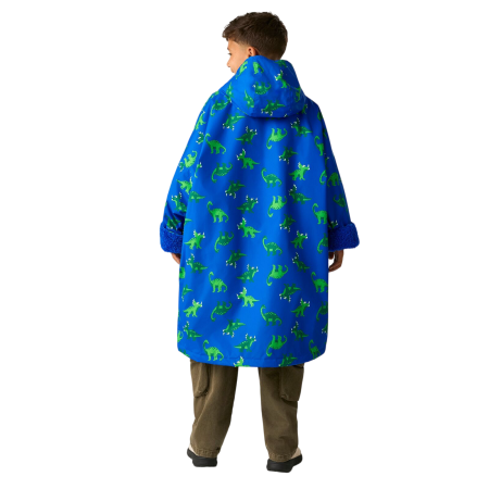 Manteau imperméable pour enfant Regatta Junior Changing Robe Olymp Blue Dino