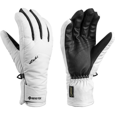 Gants de ski femmes Leki Sveia GTX Lady blanc WhiteBlack