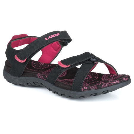 Sandales enfant Loap Simma Jr vert Black/Fuschia