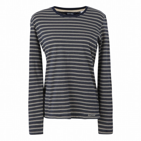 T-shirt femme Regatta Federica bleu foncé Navy/LghtVan