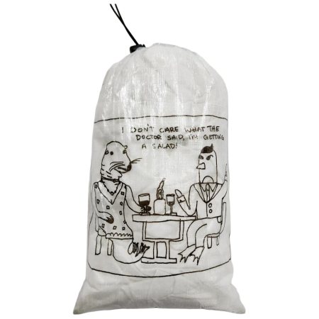 Housse High Tail Designs Drawstring Stuff Sack Date Night blanc Date Night
