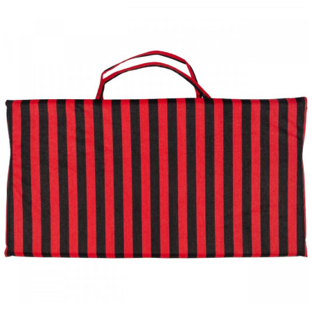 Chaise longue de plage Yate Plážové lehátko - proužek noir / rouge red