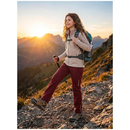 Pantalon softshell enfant Alpine Pro Zorto 2 Red