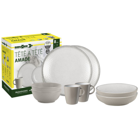 Set de vaisselle Brunner Set tête-à-tête Amadè 8 pcs