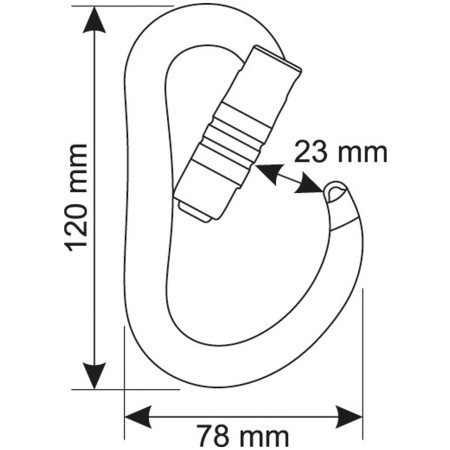 Mousqueton Camp Atom 3Lock