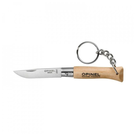 Porte-clés Opinel N°04 Inox brun clair