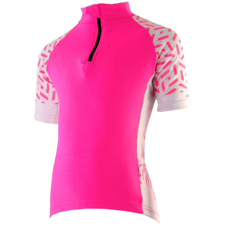 Maillot cyclisme enfant Axon Nippon JR rose růžová