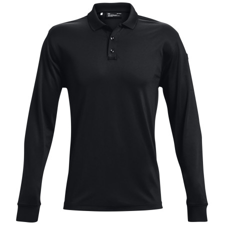 T-shirt homme Under Armour Tac Performance Polo LS 2.0 vert Black / / Black
