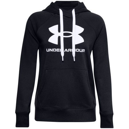 Sweat-shirt femme Under Armour Rival Fleece Logo HD vert Black/White/White