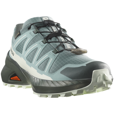 Chaussures running femme Salomon Speedcross Peak Gore-Tex vert Trooper / Tourmaline / Clearly Aqua