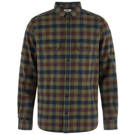 Chemise homme Fjällräven Skog Relaxed Shirt M vert Laurel Green-Dark Navy