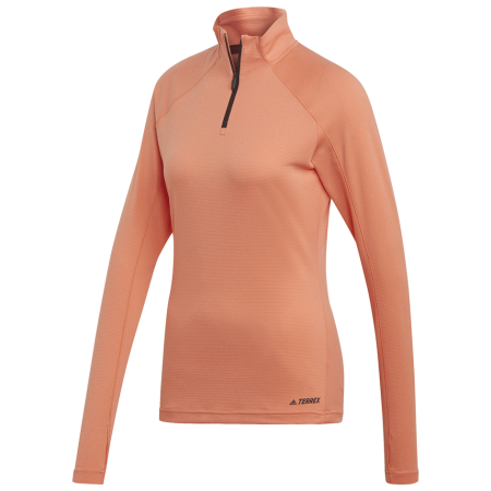 T-shirt femme Adidas W TraceRo 1/2LS orange
