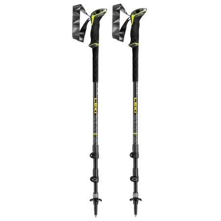 Bâtons randonnée Leki Makalu AS vert limelight-black-dark anthracite