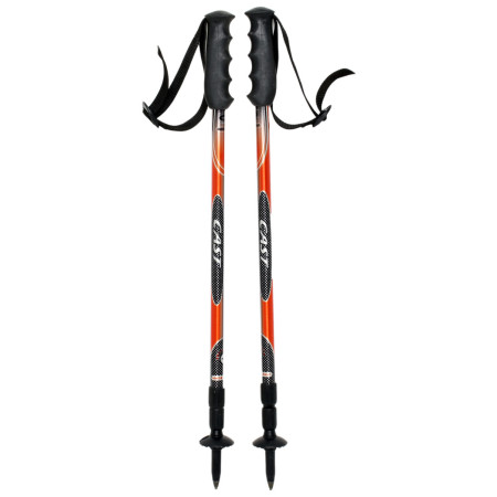 Bâtons randonnée Yate Cast noir / rouge