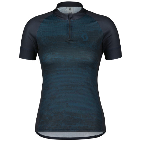 Maillot vélo femme Scott Endurance 30 SS bleu foncé dark blue/metal blue