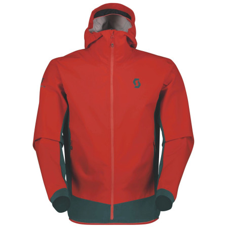 Veste homme Scott Explorair Hybrid LT rouge / gris aruba green/magma red