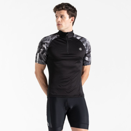 Maillot vélo homme Dare 2b Riding Jersey vert Black/Black Shift