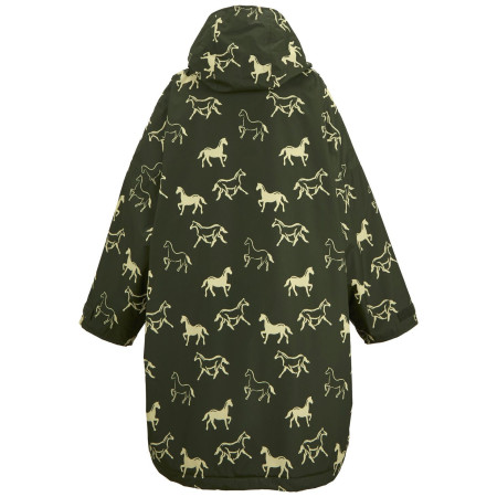 Veste imperméable pour enfant Regatta Junior Waterproof Changing Robe DrkKhHrses