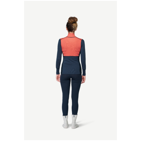 T-shirt fonctionnel femme Devold Lauparen Merino 190 Zip Neck Wmn