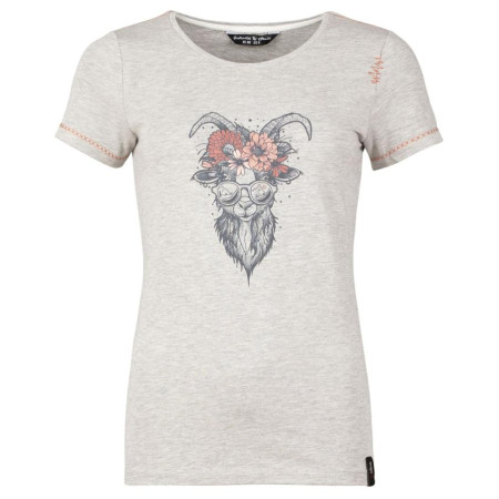T-shirt femme Chillaz Saile Alps Love girs grey melange