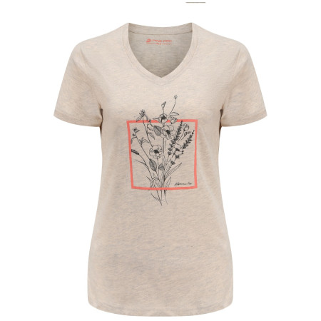 T-shirt femme Alpine Pro Henila beige creamy