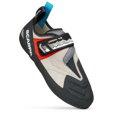 Chaussons d'escalade Scarpa Origin Vs gris / rouge Light gray - Red